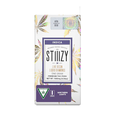 Stiiizy - 1g LQD Cartridge - Northern Lights - CARTRIDGES by STIIIZY at King of Budz