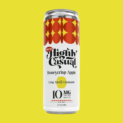Highly Casual - 10mg Sparkling Drink - Honeycrisp Apple