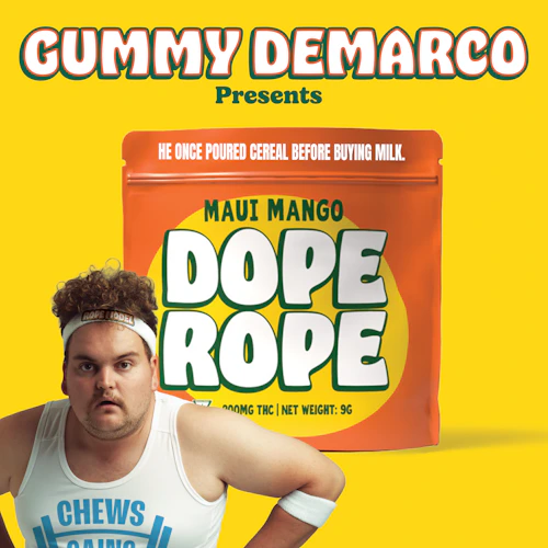 DOPE ROPE | Maui Mango | 200MG | Premium Gummy Rope