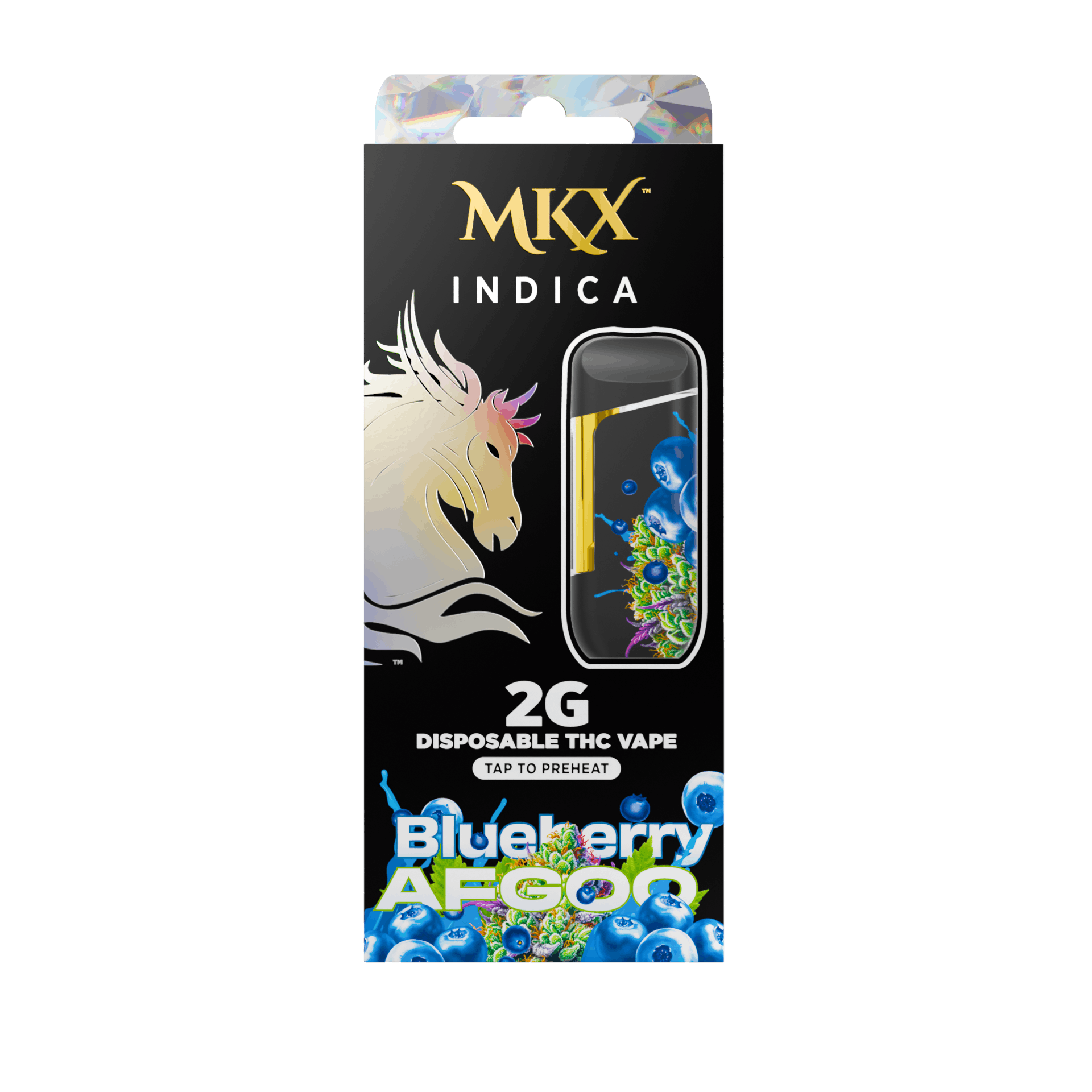 Blueberry MKX | Blueberry Afgoo | 2G Distillate Disposable | Homegrown