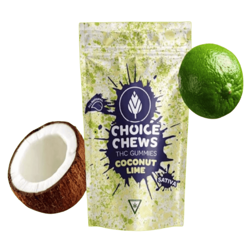 Choice Chews | 200mg Gummies | Coconut Lime