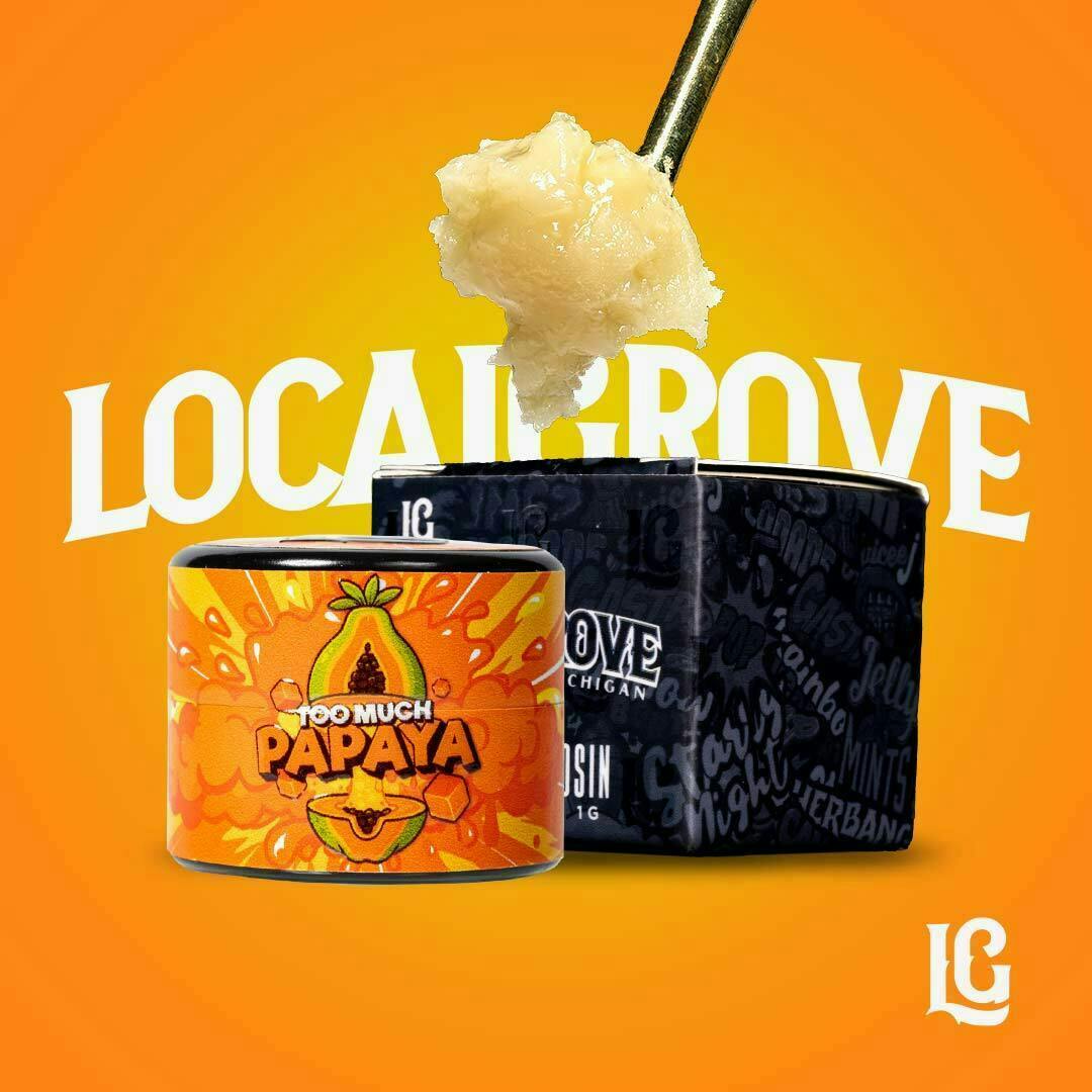 Local Grove | Live Rosin Badder - 1g - Too Much Papaya