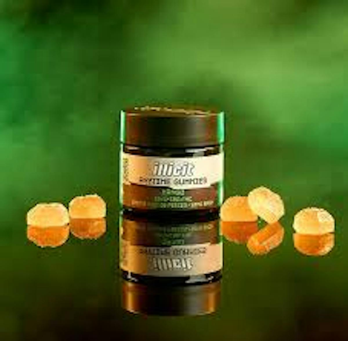 Photo of Illicit l Mango 10:1 [CBD:THC] Anytime Gummies 10pk l 100mg