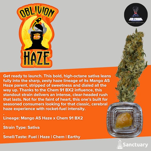 Oblivion Haze (S) - 1g Sauce - Volcanna