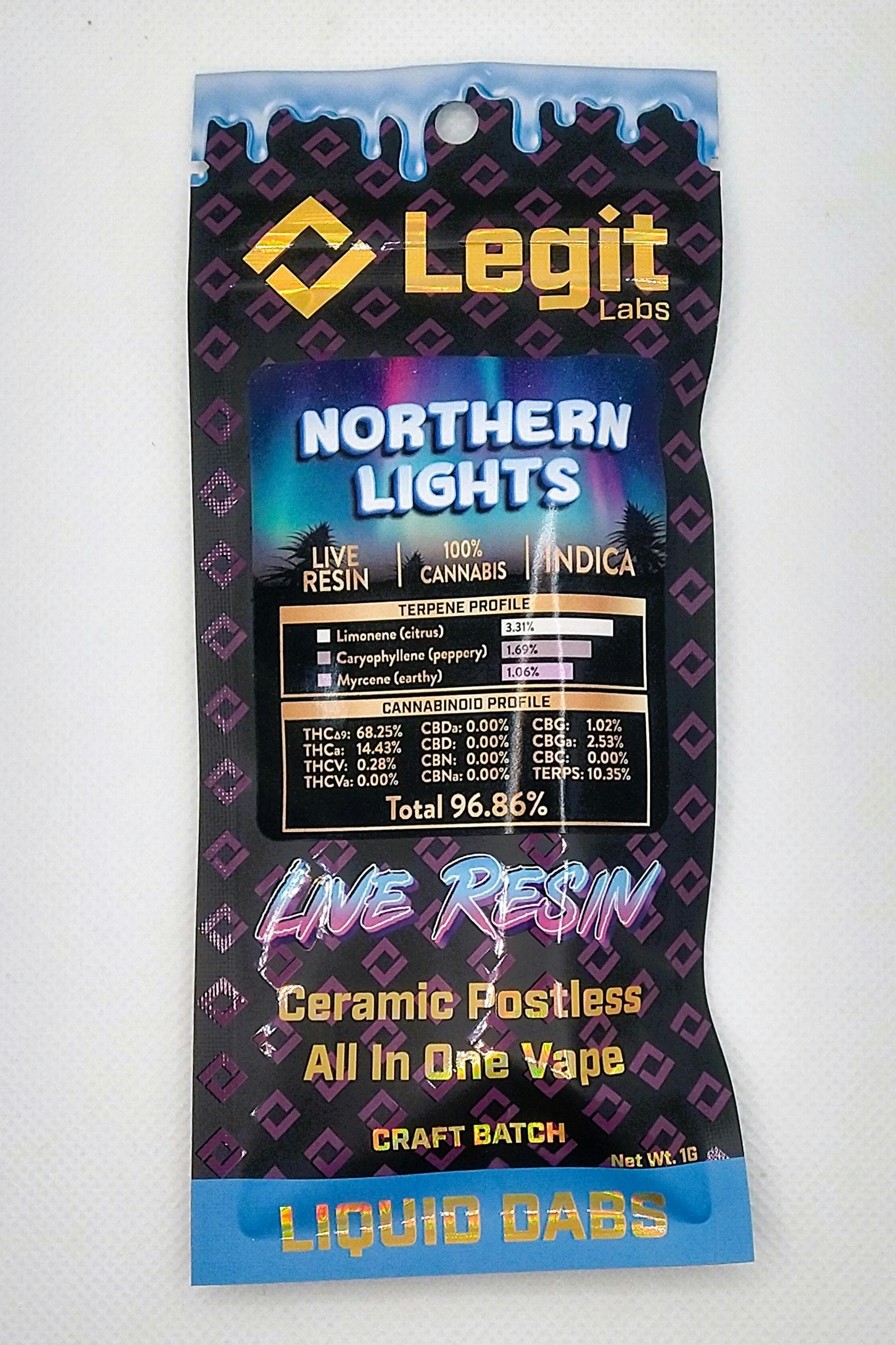 Legit Labs | Goldust x Kush Kookies | Live Resin Disposable Vape Indica