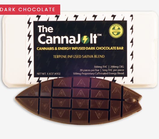 Belgian Dark Chocolate Cannajolt | 100mg