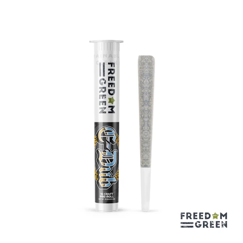 Freedom Green - 1g Preroll - E-Dubbalicious