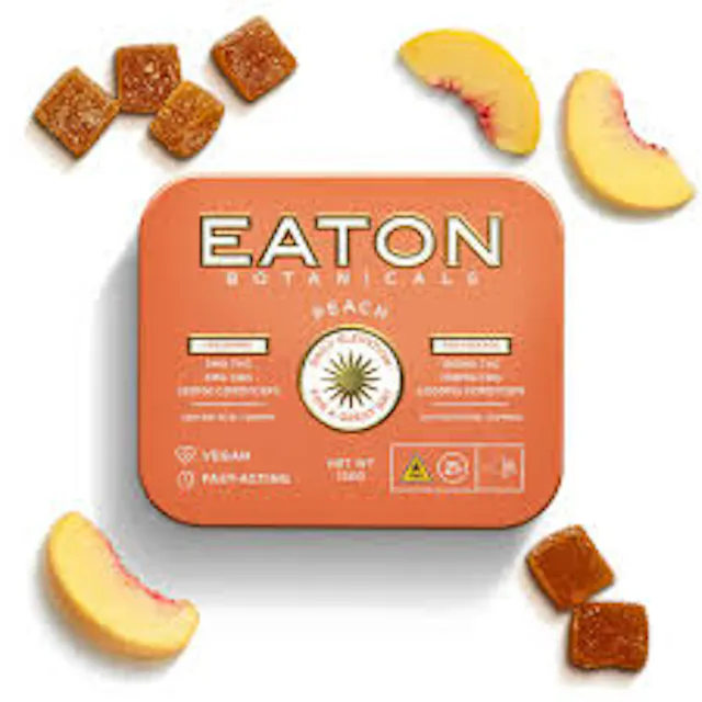 Eaton Botanicals Eaton Botanicals - Peach Daily Elevation Gummies