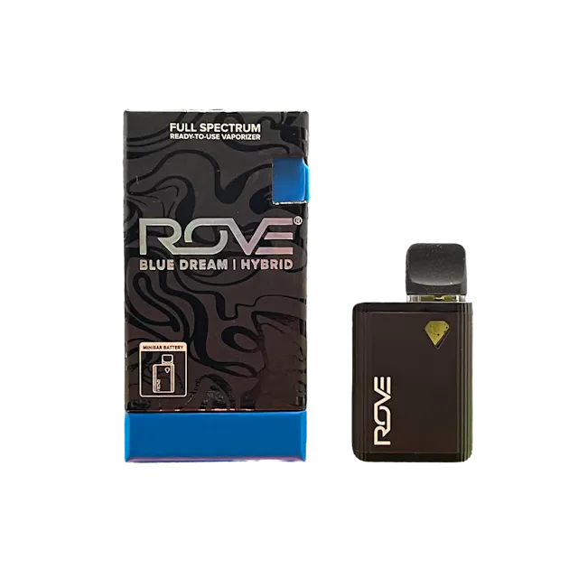 Rove Live Resin Diamond Minibar Disposable Blue Dream .5g (hybrid, live resin disposable)