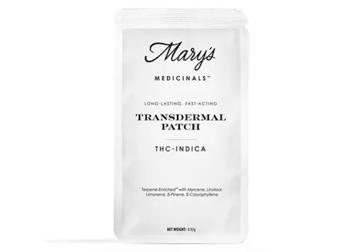 Marys Medicinals Transdermal Patch Indica 20mg Rec-active