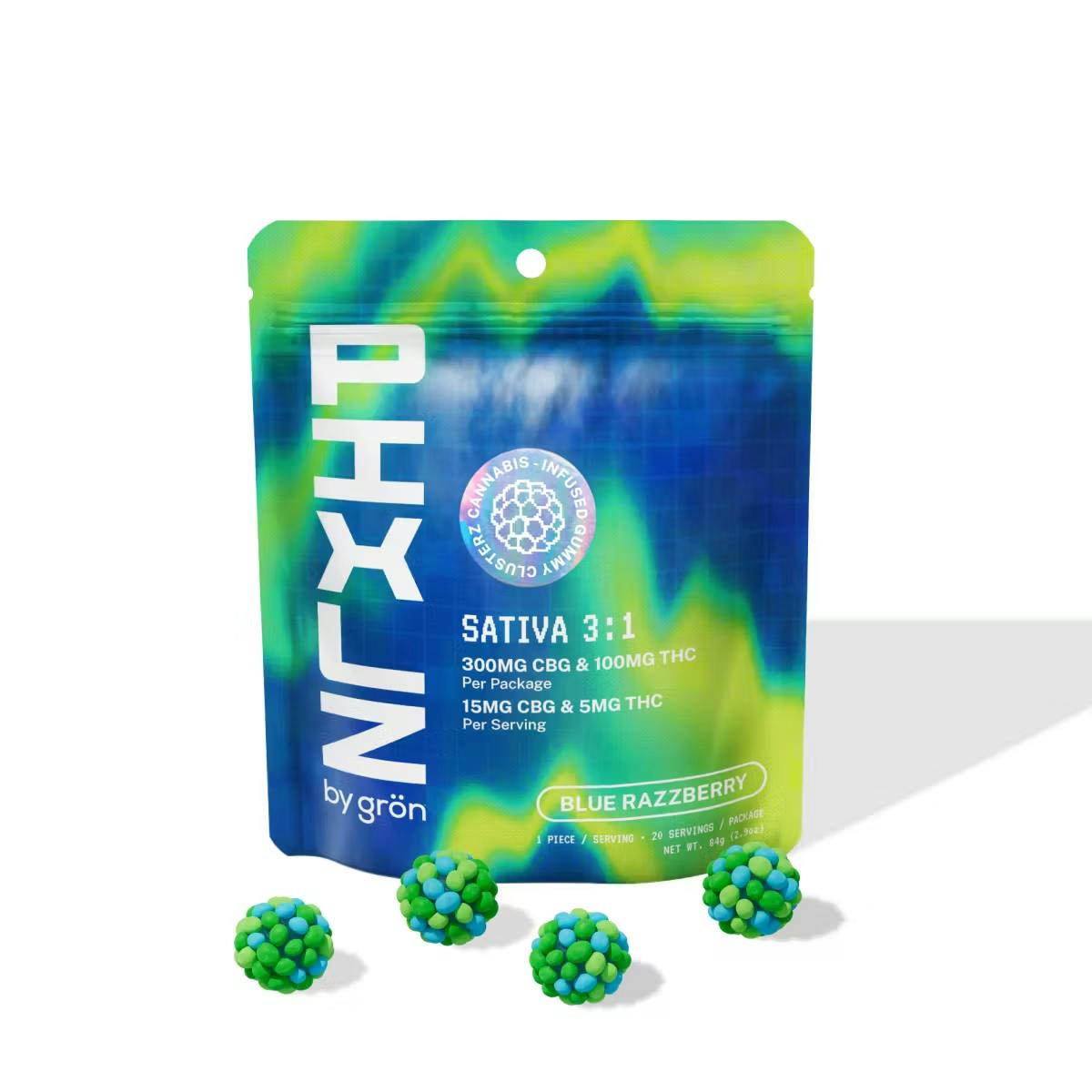 PIXLZ | Blue Razzberry | 3:1 CBG/THC | 100mg | 20ct