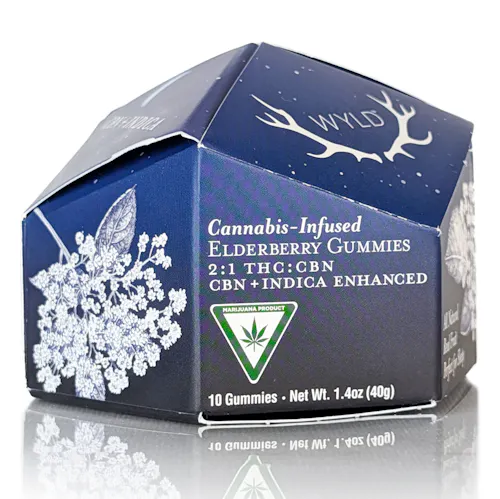Elderberry 2:1 CBN + Indica Enhanced Gummies-1