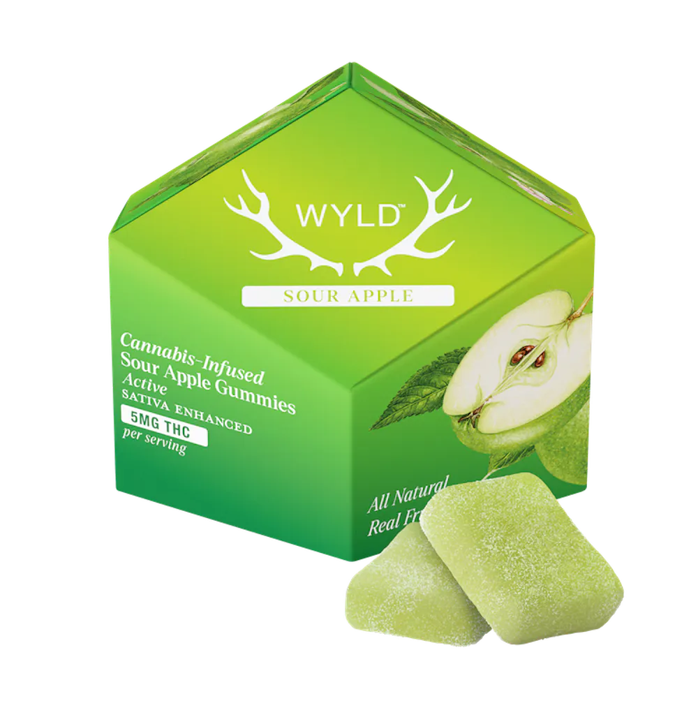 Product WYLD - Sour Apple Gummies (100mg 10pk)