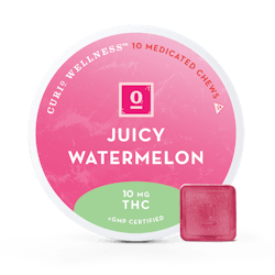 Juicy Watermelon Fruit Chews [10pk] (100mg THC)