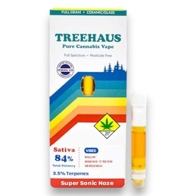 Treehaus Vape Cartridge - Super Sonic Haze - 1g