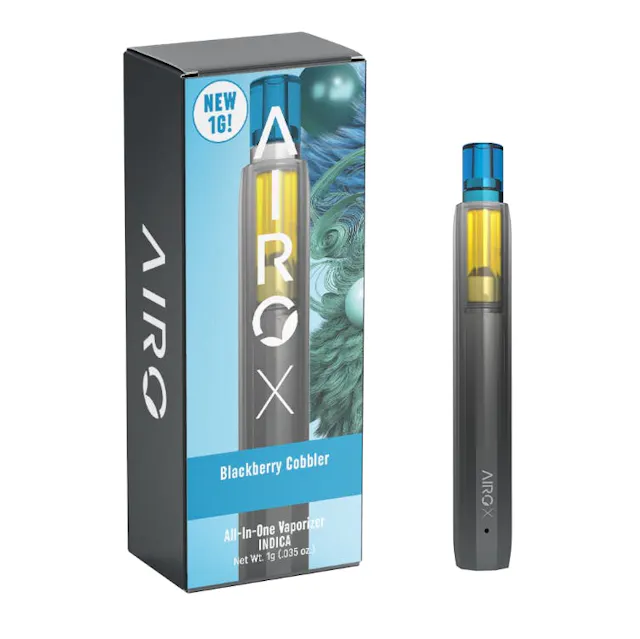 Airo Distillate Disposable Blackberry Cobbler 1g (indica, disposables)