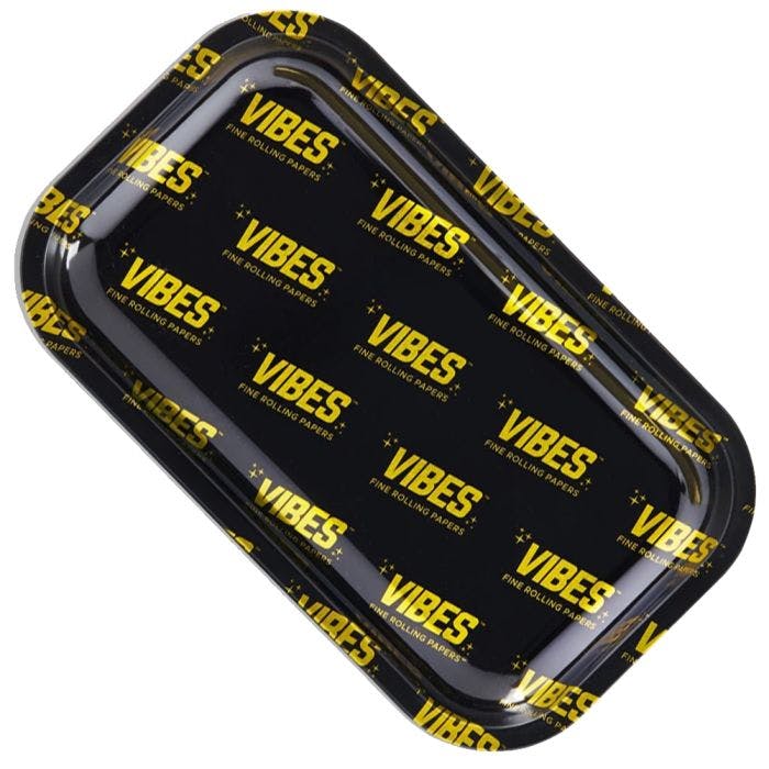 Vibes Rolling Tray Aluminum Black Cookies Hayward