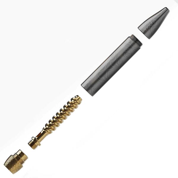 image of Gunmetal | Dry Herb Helix Pipe