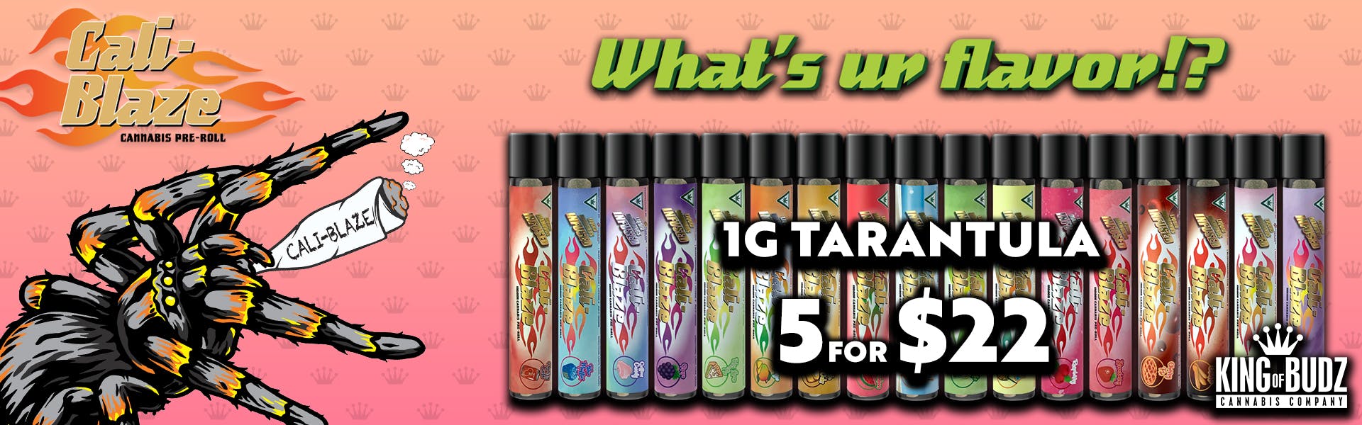 Cali-Blaze 1g Infused Prerolls - 5/$22
