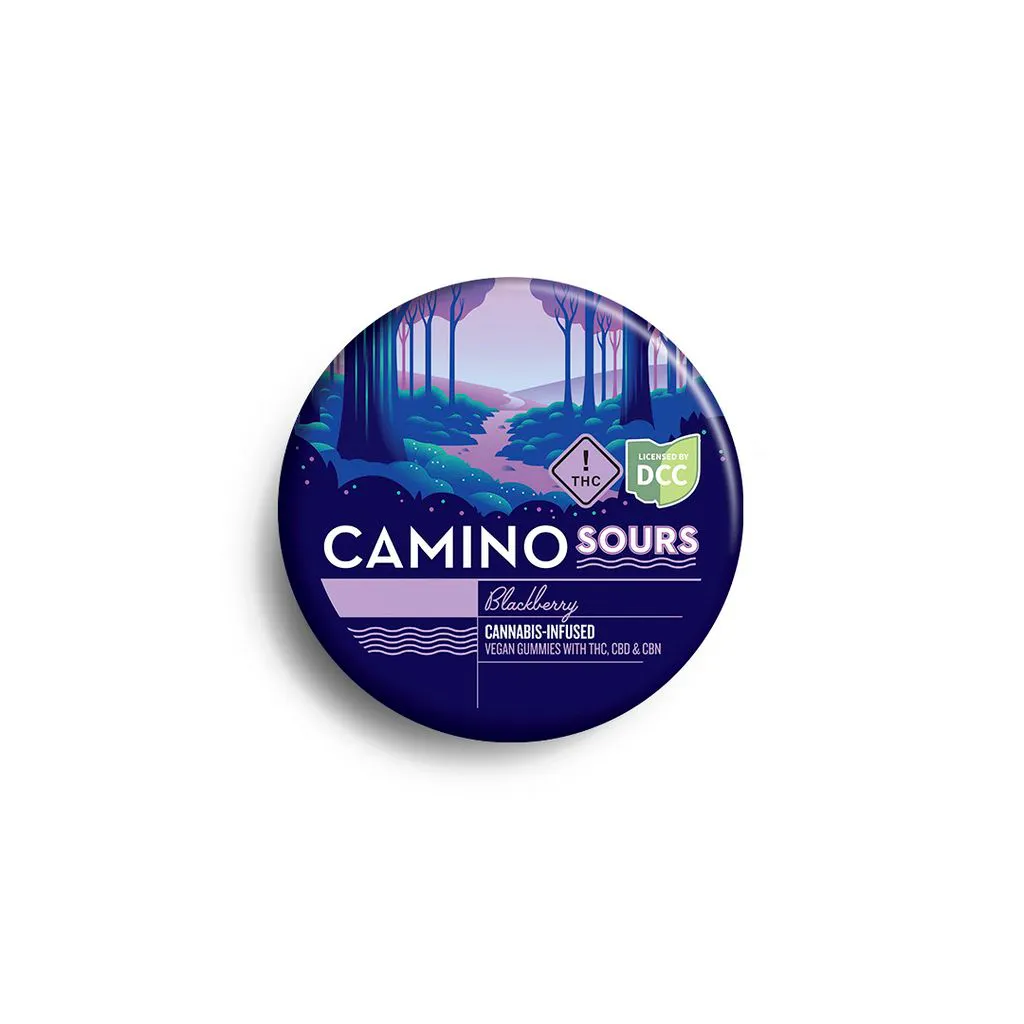 Sour Blackberry 1:1:1 THC:CBD:CBN Gummies (10 Pk) | Italian Herbs