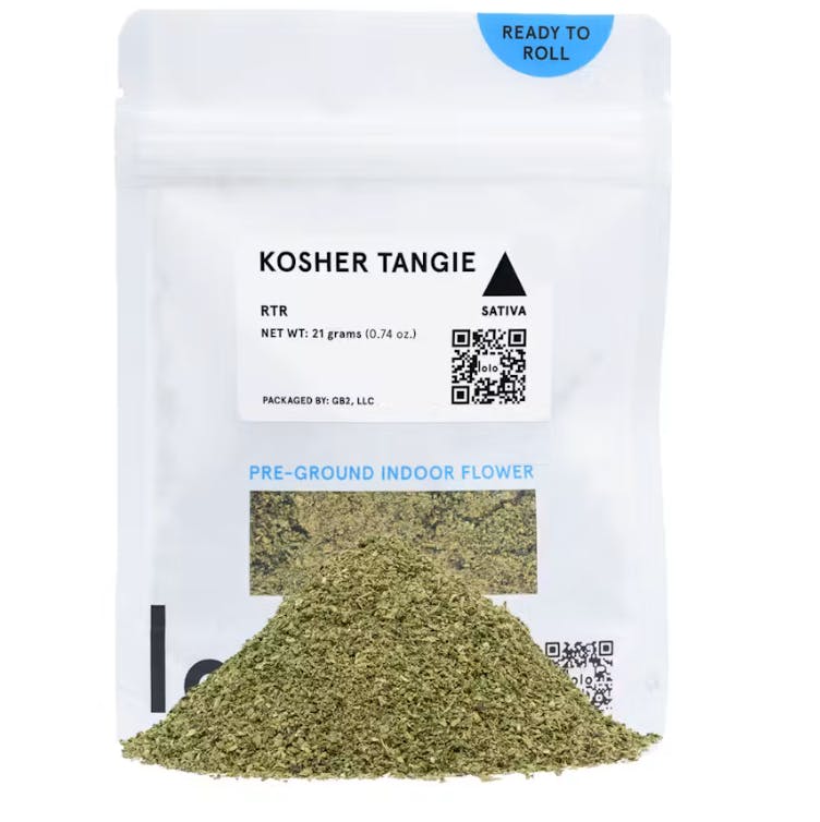 lolo Kosher Tangie indoor ready-to-roll 21g cannabis