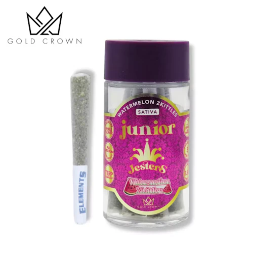Junior Jesters - 5-Pack .7g Live Resin Infused Prerolls - Watermelon Zkittles