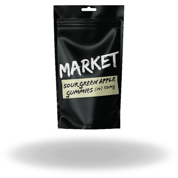 Market | Sour Green Apple Gummies | 200mg