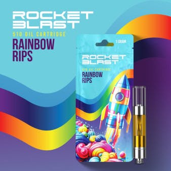 Product: Rocket Blast | Vape Cart - 1g - Rainbow Rips