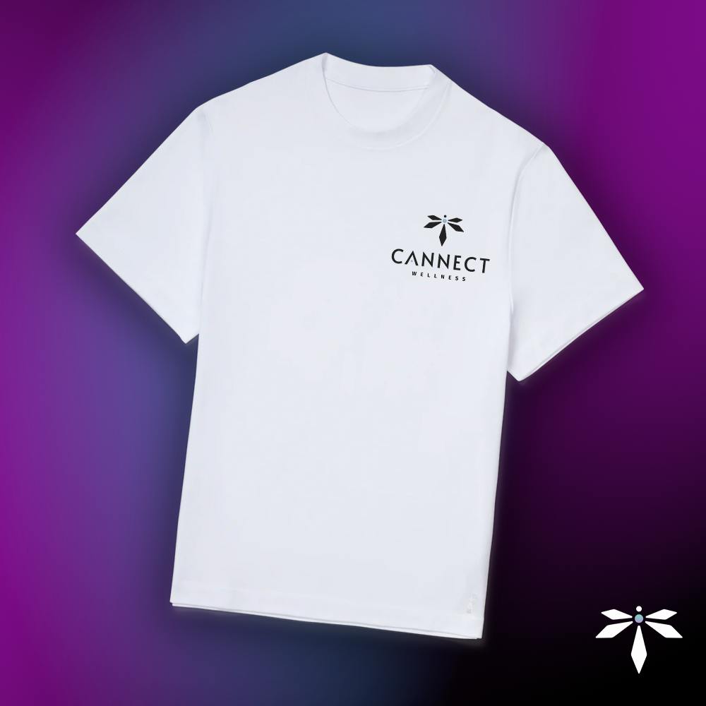 Product Cannect Wellness White T-Shirt