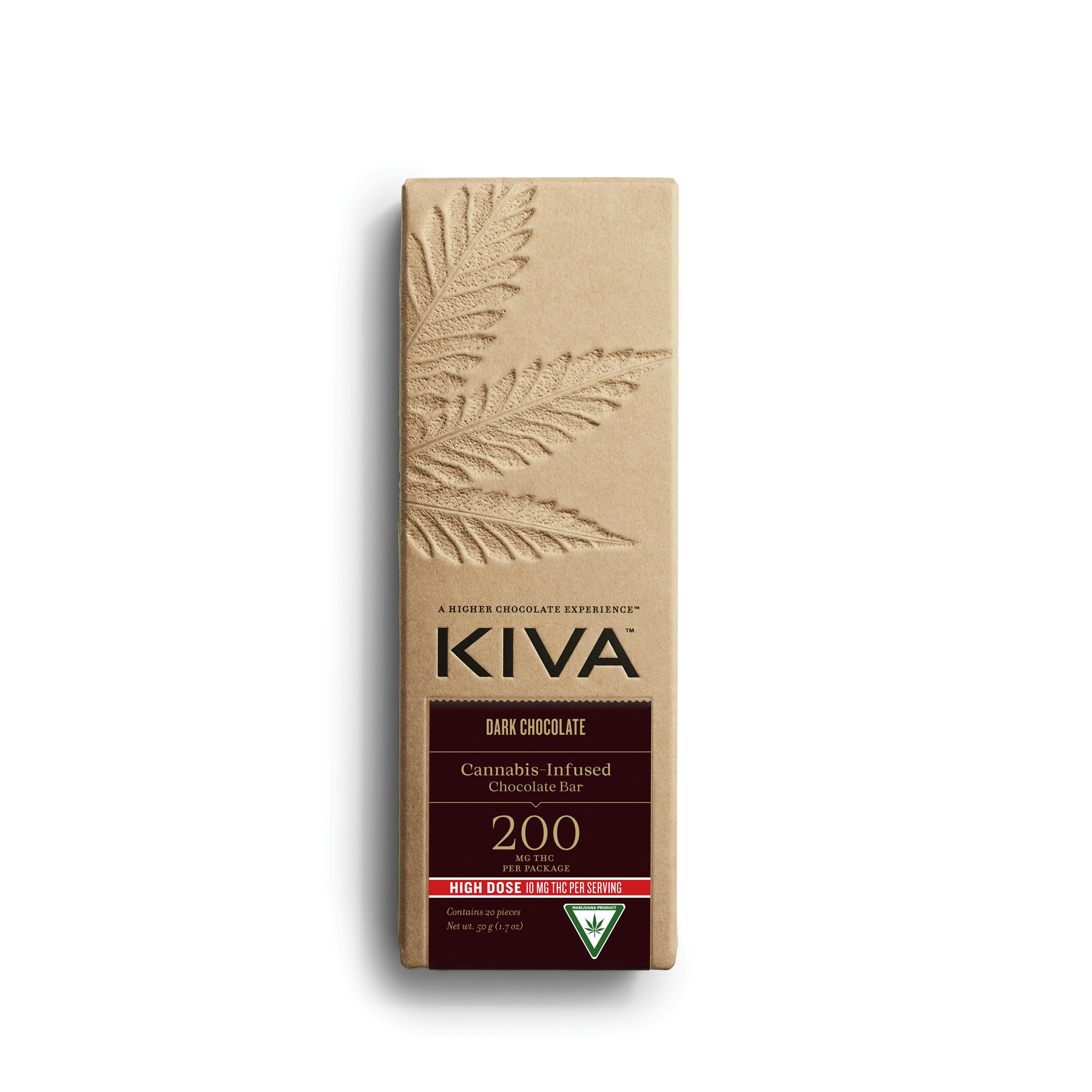 KIVA 200MG Dark Chocolate | Outpost (Crystal Falls)