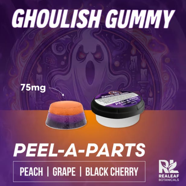 Product RB Gummies Mighty Rayne - Ghoulish Peel A Parts 75mg