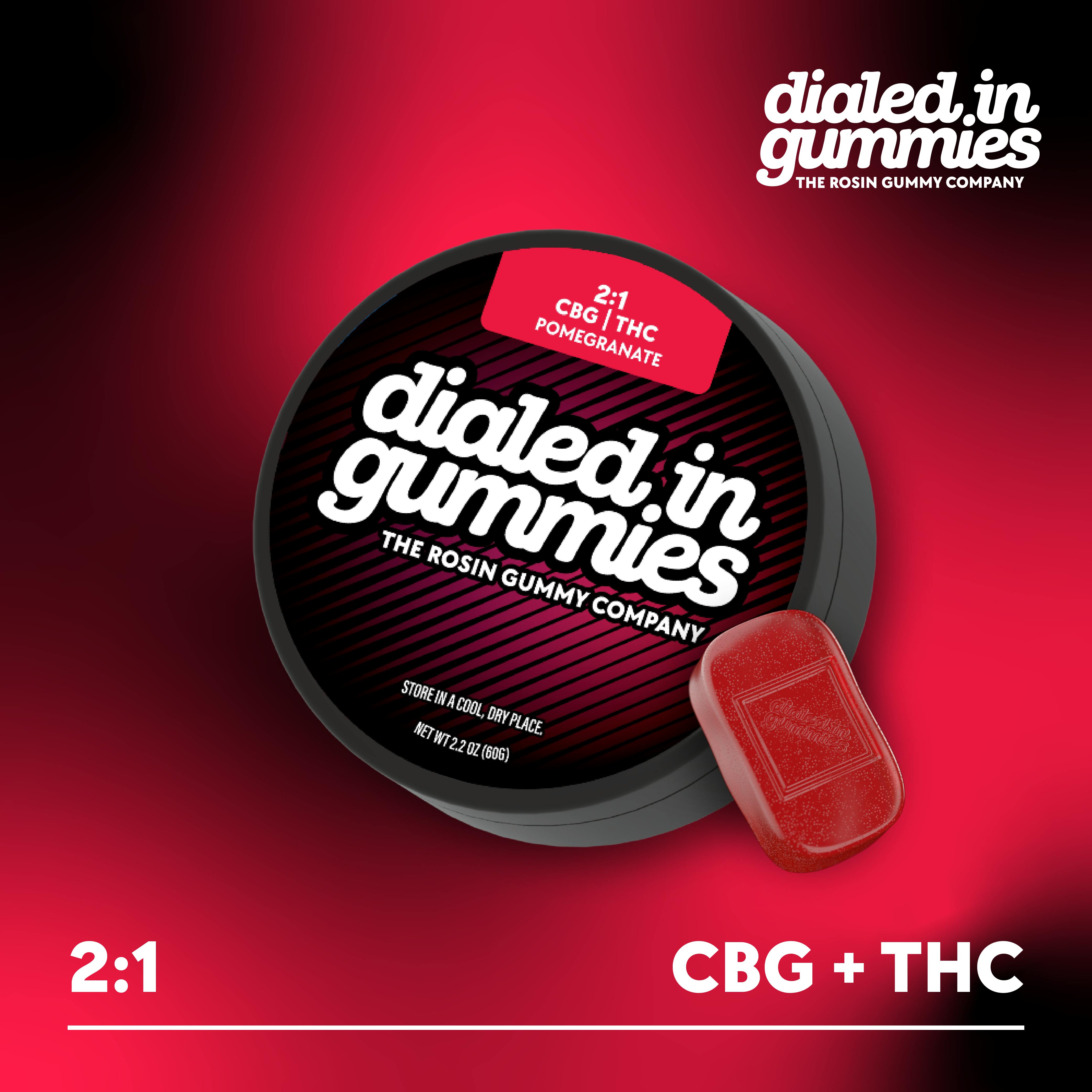 Dialed In Gummies 10mg 10pk - Pomegranate