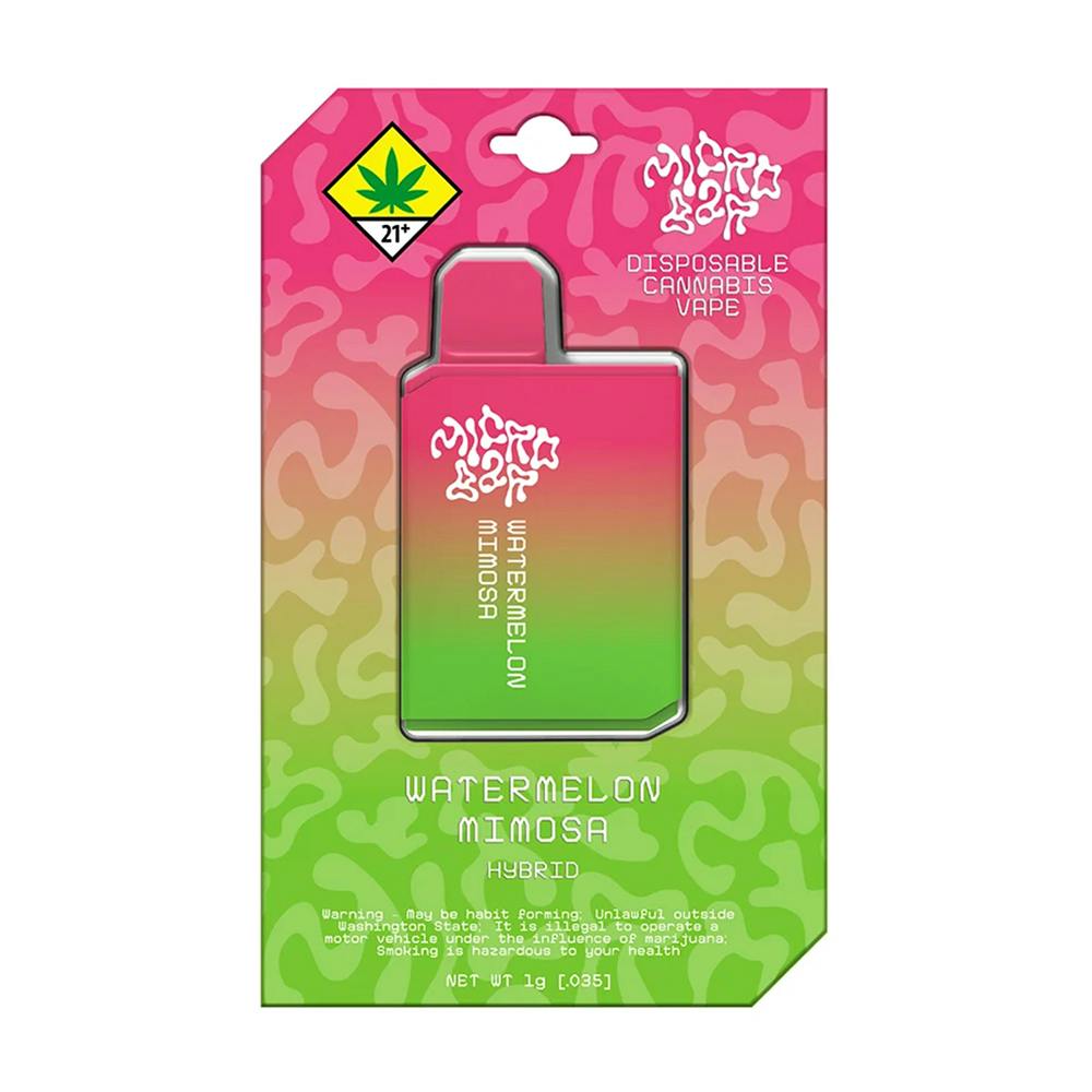 mochi disposable vape Strawberry Mochi Flavored Distillate Disposable Vape (Micro Bar) | Kush 21 main image 1