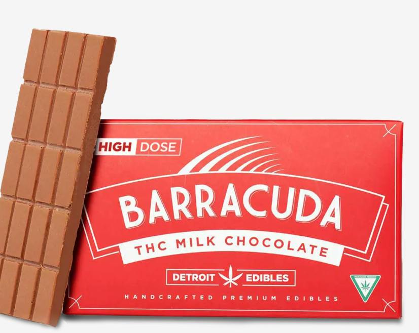 Detroit Edibles | Barracuda Bar | Milk Chocolate | 200mg
