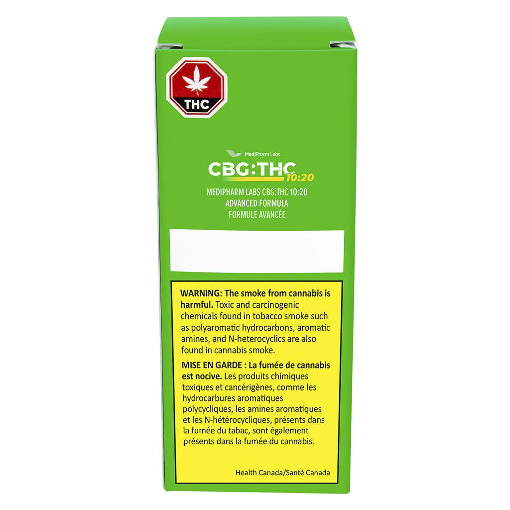 Medipharm labs - cbg:thc 10:20 advanced formula - 30ml