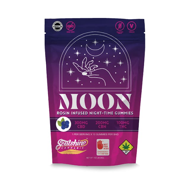 Heavy indica rosin with all natural flavors and a CBN + CBD blend. It’s as simple as 3...2...1... night night! 30MG CBD, 20MG CBN, 10MG THC per serving. 10 servings total. DOH Medically compliant.