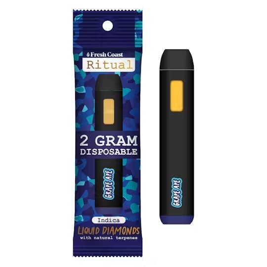 Product: Fresh Coast | Ritual Grape Ape Liquid Diamond All-In-One Cartridge | 2g