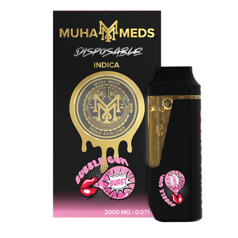 Muha Meds 2g Disposable Bubble Gum Burst