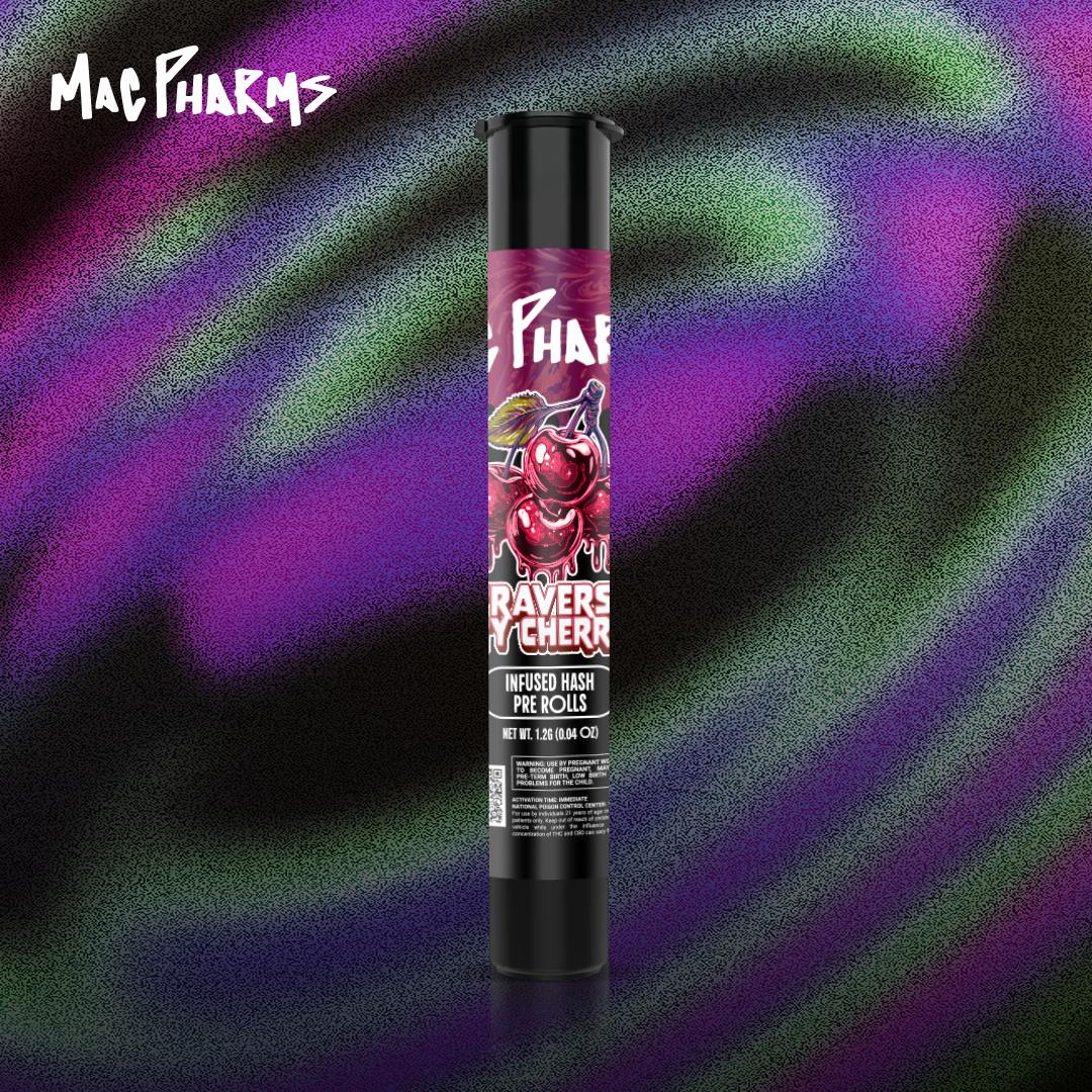 Mac Pharms - 1.2g Infused Preroll - Traverse City Cherries