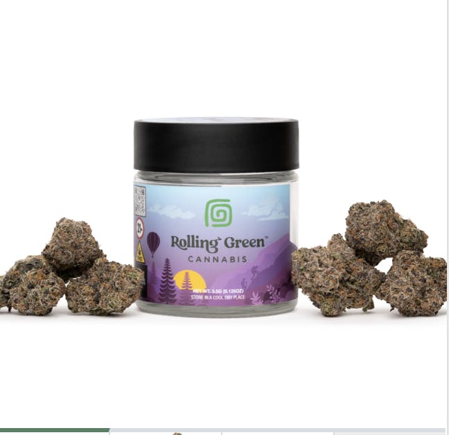 Flower | Rolling Green | King Gelato | 3.5g (Premium Cannabis)