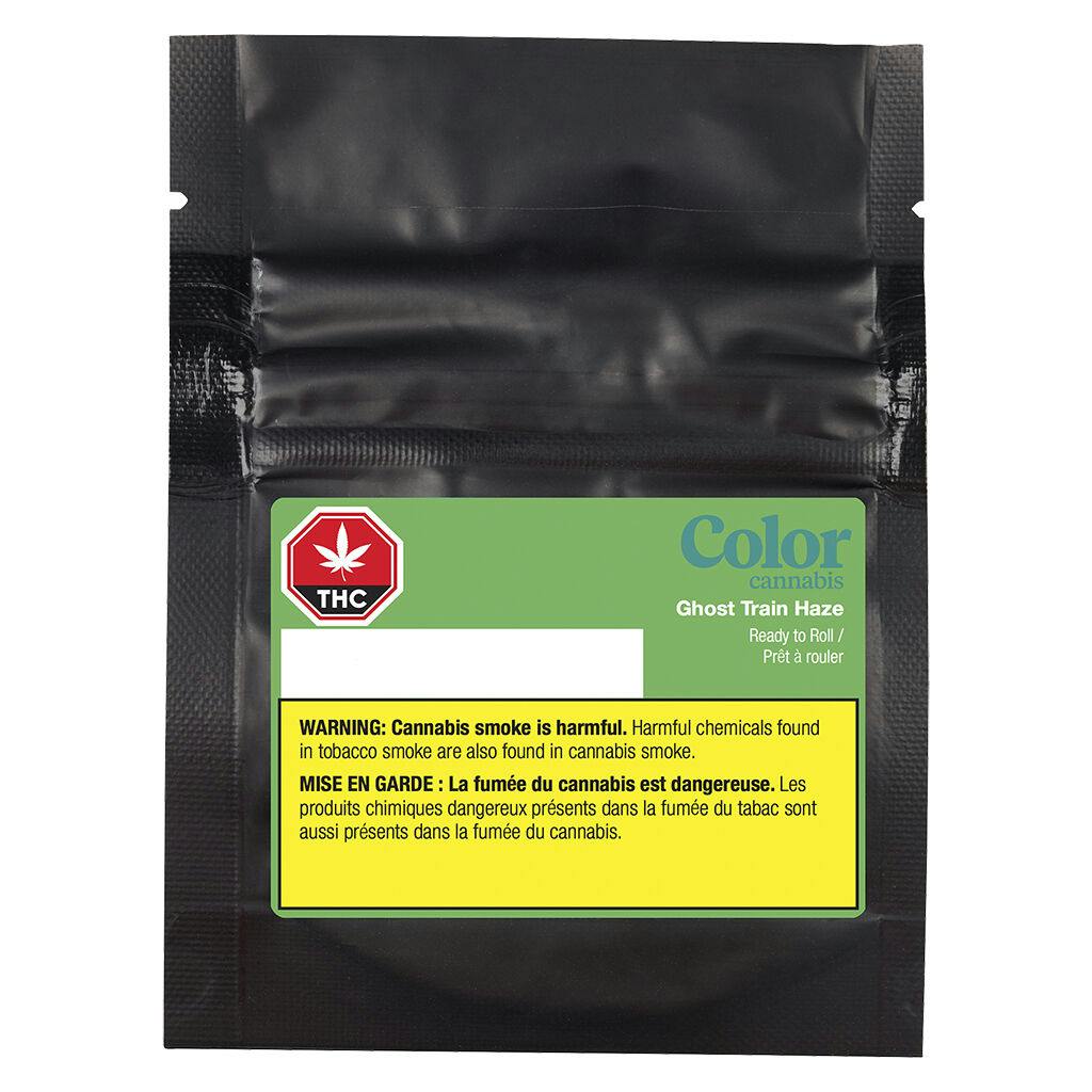 Color Cannabis Ghost Train Haze Ready To Roll Sativa 3 5g Lucky Toke Marijuana Dispensary Dutchie