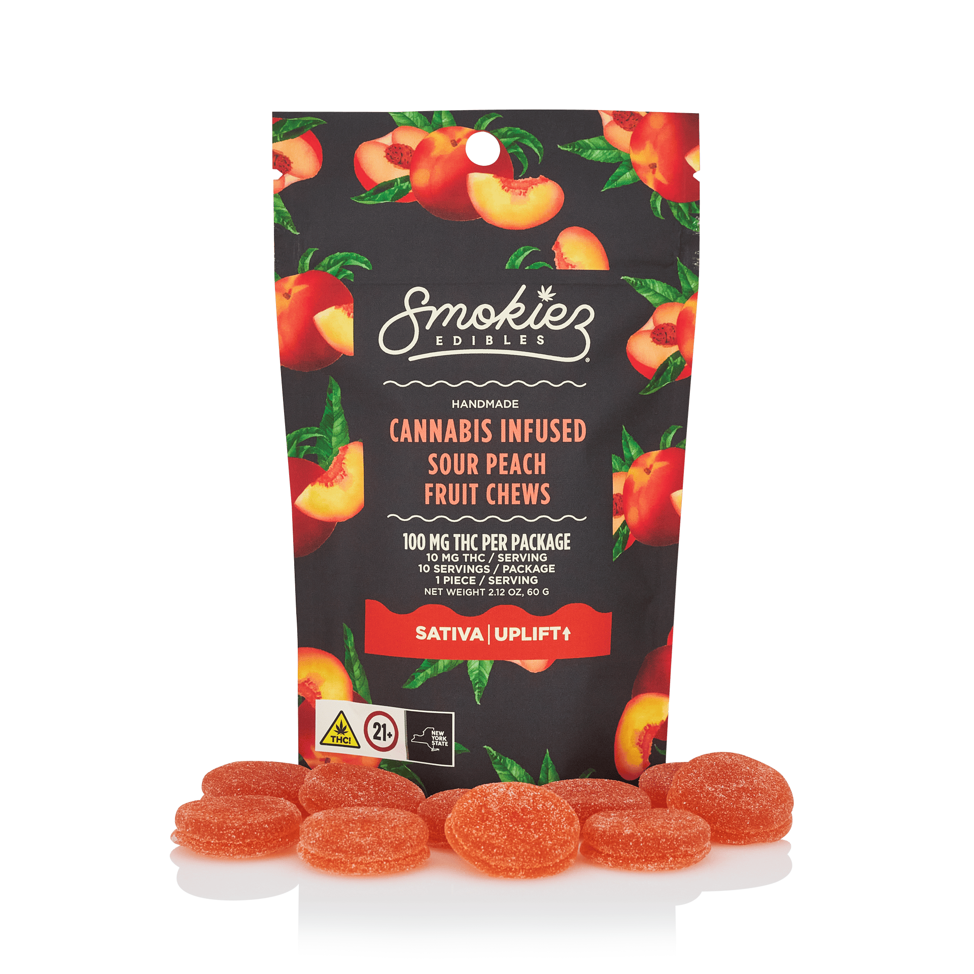 Product Smokiez - Sour Peach - 10pk - 100mg