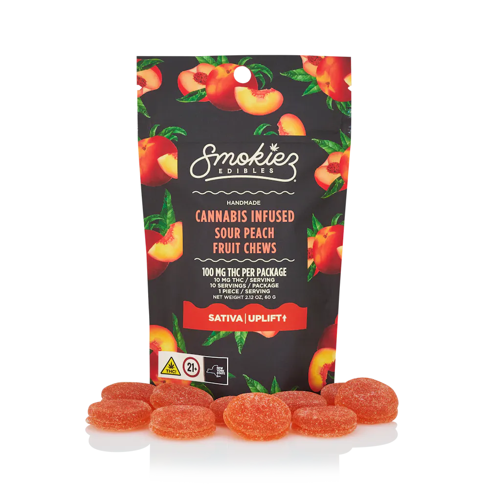 Product Smokiez - Sour Peach - 10pk - 100mg