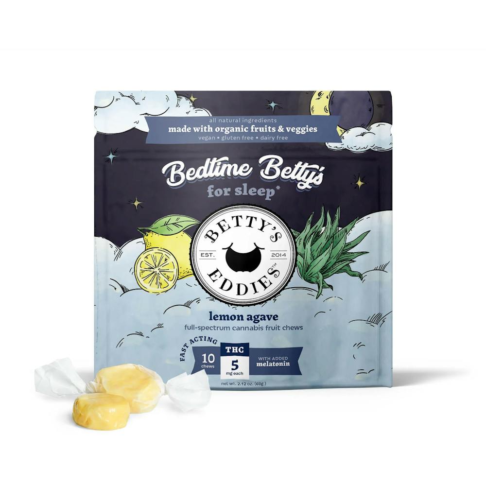 Product Bedtime Lemon Agave | Fast Acting Taffy 10pk