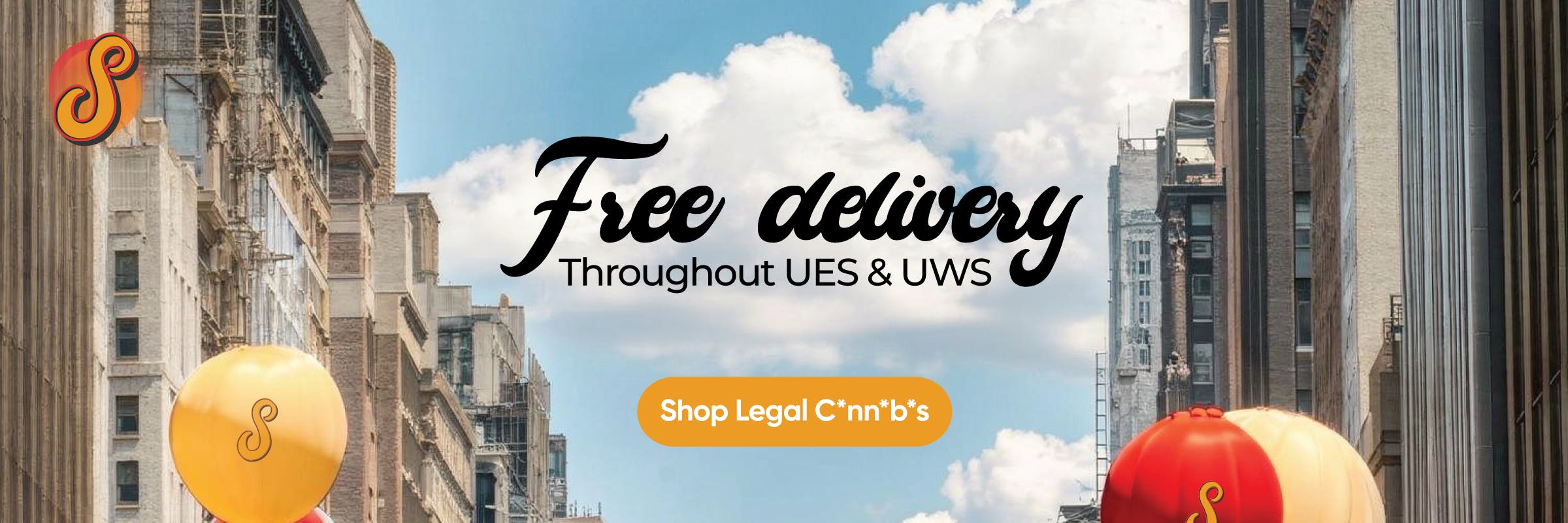 Free delivery throughout the Upper East Side and Upper West Side