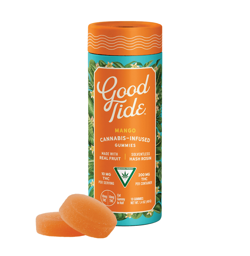 Good Tide | 200mg THC Gummies | Mango