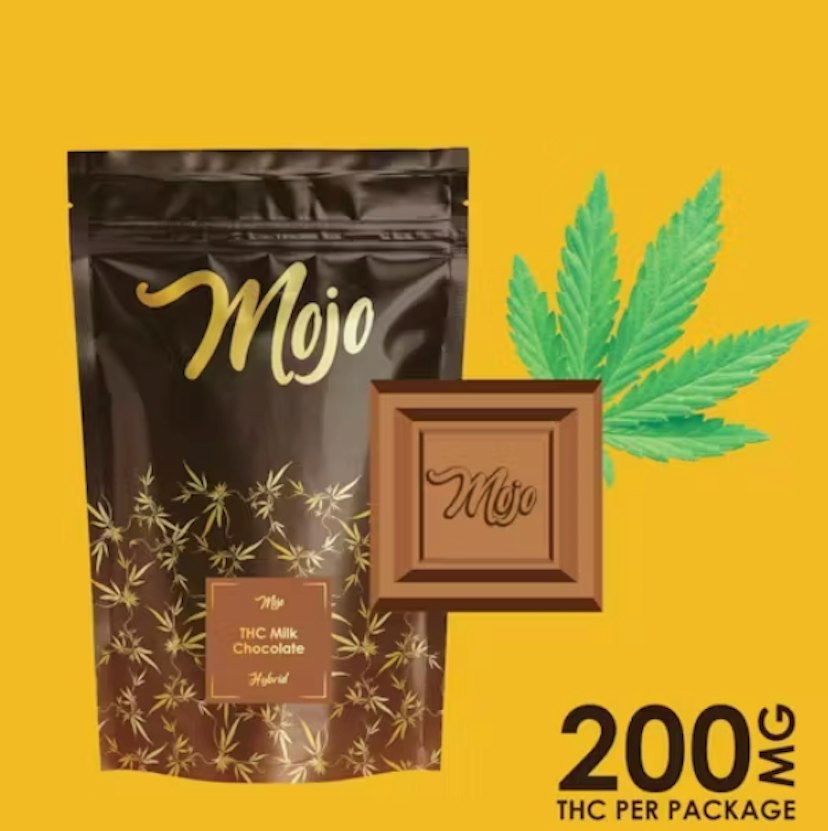 Mojo | 200mg THC Chocolate Bites | Milk Chocolate (Hybrid)