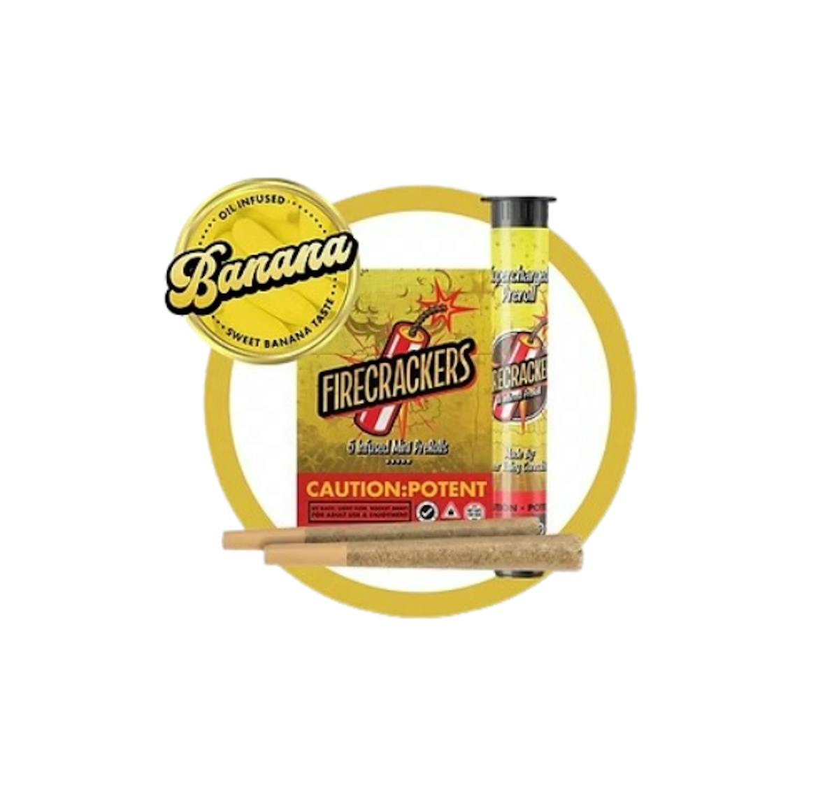 Photo of Firecracker Banana Candy 5pk Infused Prerolls