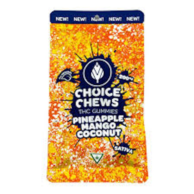 Choice Chews | 200mg Gummies | Pineapple Mango Coconut