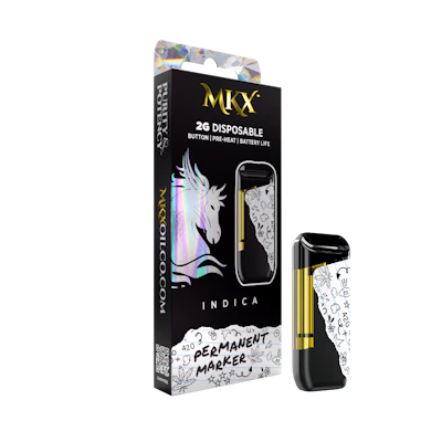 2g MKX Disposable - Permanent Marker 2g Disposable - Indica
